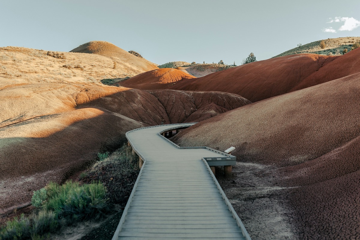 Trail in Badlands National Park