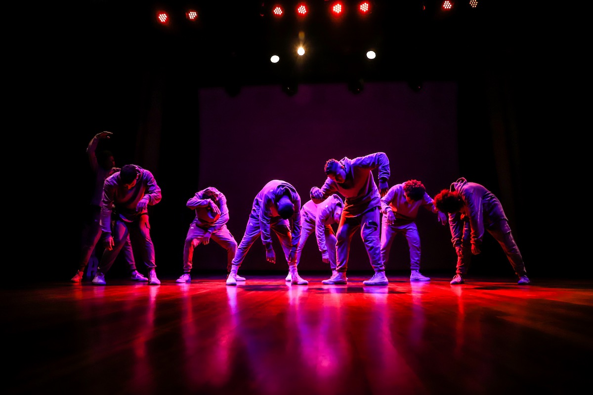 Dancers on stage