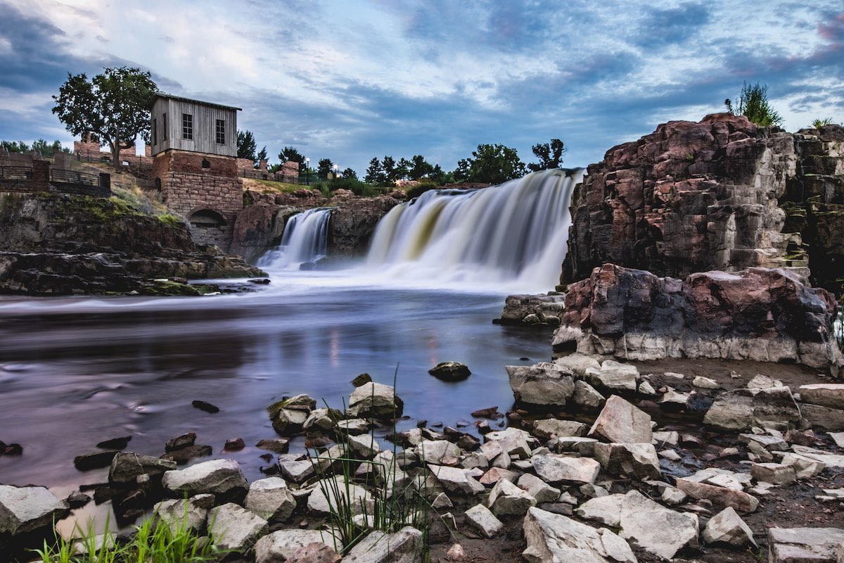 Water fall in South Dakota